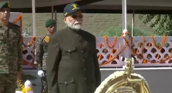 PM Modi pays tribute to bravehearts on Kargil Vijay Diwas in Drass