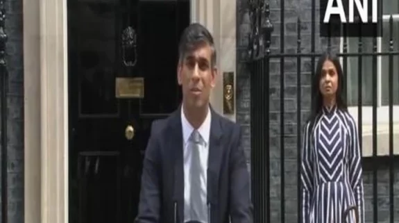 “I take responsibility for loss…”: Rishi Sunak in his final speech as PM after defeat in UK polls