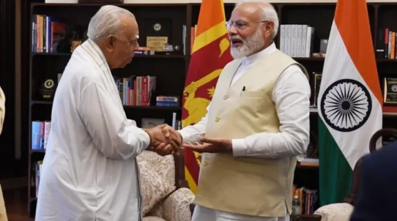 “Will always cherish fond memories of meetings,” PM Modi condoles demise of veteran Sri Lankan Tamil leader Sampanthan