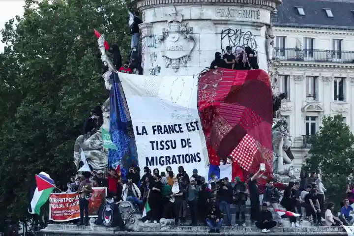 Violence erupts in France