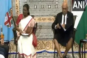 President Murmu meets Fiji counterpart Katonivere at State House in Suva