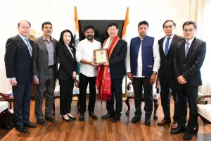 Foxconn keen to invest in Hyderabad, Chairman Young Liu meets CM Revanth Reddy