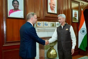 Jaishankar meets with Hungarian MP Balazs Orban