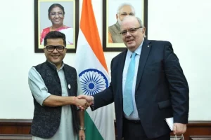 MoS Pabitra Margherita and Uruguay envoy review bilateral ties, discuss partnership between countries