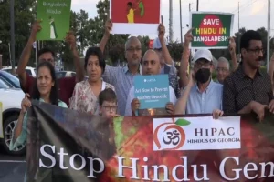 US: Vigil held in Atlanta to protest violence against Hindus in Bangladesh