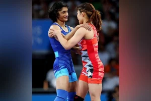 “You are champion among champions,” PM Narendra Modi consoles Vinesh Phogat after her disqualification ahead of Gold medal bout