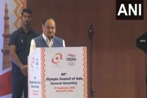 “Budget for youth affairs and sports tripled”: Union Minister JP Nadda announces vision for 2036 Olympics at OCA General Assembly