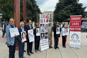 World Sindhi Congress protests at UN, demands action on human rights violations in Sindh