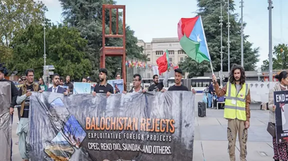 Baloch photographers exhibit stories of hardship and struggle as they protest at UNHRC