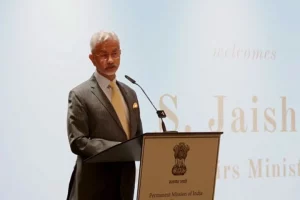 “Rule of law is gaining ground,” EAM Jaishankar says while addressing Indians in Geneva