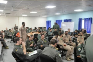 Air Warriors from friendly foreign countries share operational, maintenance practices during Exercise Tarang Shakti