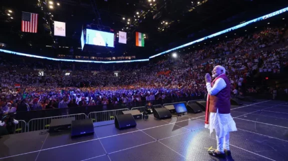 “Thank you, New York!”: PM Modi after historic address to Indian diaspora at Nassau Coliseum