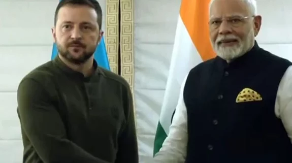 PM Modi meets Ukraine President Zelenskyy in New York; second meeting between two leaders in a month