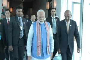 PM Narendra Modi arrives in Singapore on two-day visit