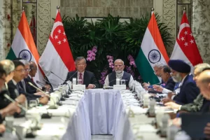 PM Modi meets Singapore’s top business leaders, showcases India’s investment potential