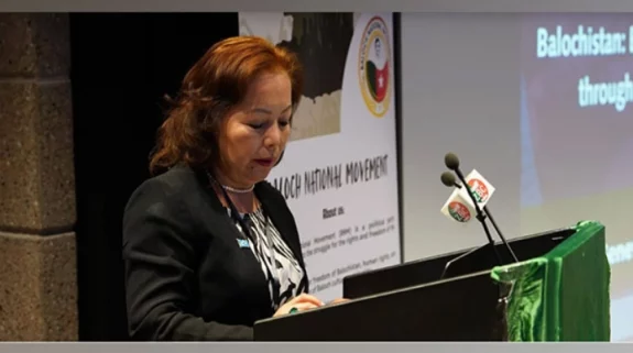 Uyghur activist highlights parallel struggles of Uyghurs, Baloch at international conference