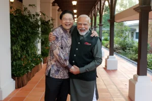 Singapore PM “delighted” to catch up with PM Modi over a meal at Istana