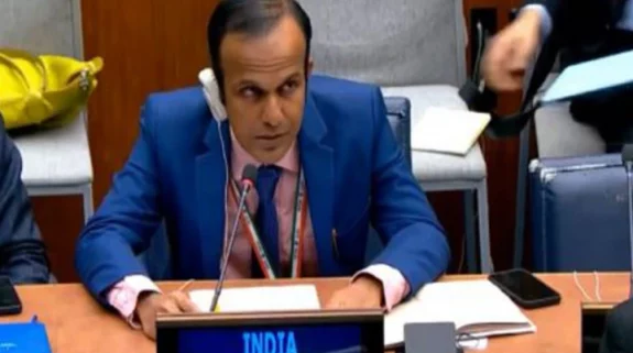 India at UN condemns Pakistan’s “unsubstantiated allegations” on Jammu-Kashmir, urges to cease human rights abuses