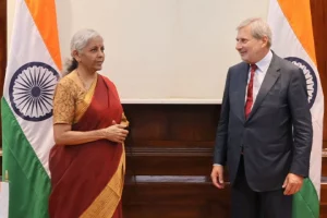 Finance Minister offered investment in India’s infrastructure and Green industry to European investors