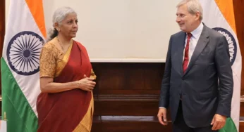 Finance Minister offered investment in India’s infrastructure and Green industry to European investors