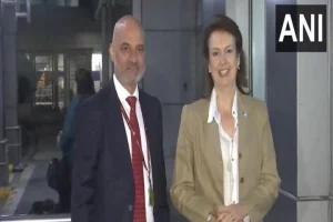 Argentina FM Diana Mondino reaches India to co-chair Joint Commission Meeting with EAM Jaishankar