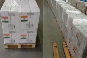 India sends humanitarian aid to Palestine; consignment comprises 30 tons of essential items