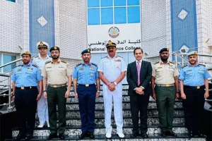 Navy Chief Adm Tripathi visits National Defence college UAE, focus on strengthening ties