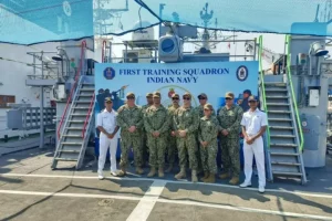 Indian Navy’s first training squadron departs Bahrain