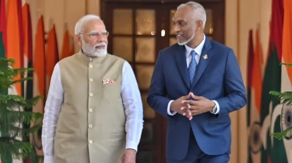 PM Modi holds bilateral talks with Maldives President, discussions focus on strengthening ties