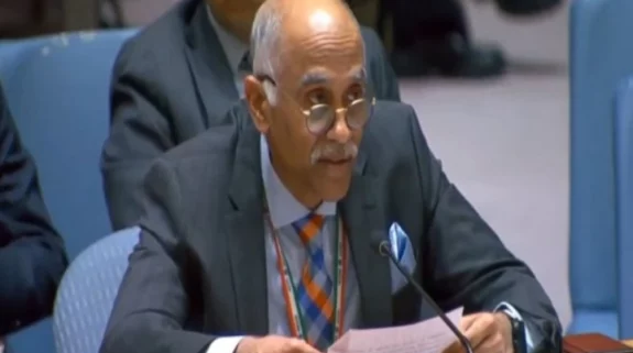 “Despicable, yet entirely predictable”: India slams Pakistan at UN for raking Kashmir issue