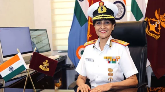 Surgeon Vice Admiral Arti Sarin, first woman Director General of Armed Forces Medical Services