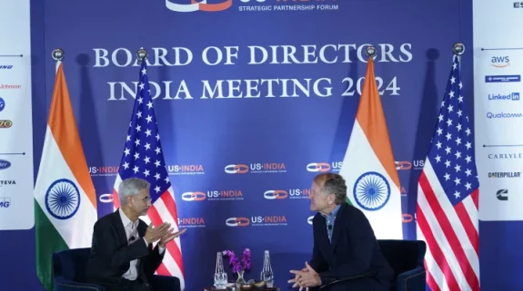 US-India Strategic Partnership Forum begins with EAM Jaishankar’s meeting with Board of Directors