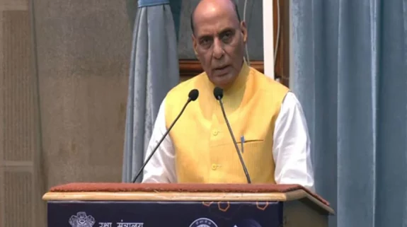 “Time has come for private Sector to take lead in defence sector participation”: Rajnath Singh