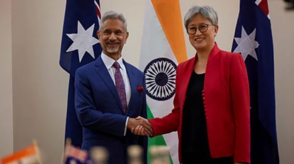 Jaishankar meets Australian counterpart Penny Wong for Foreign Ministers’ Framework Dialogue in Canberra