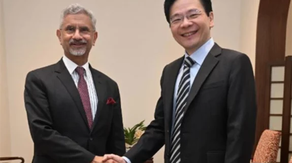 EAM Jaishankar meets Singaporean PM Wong, talks on advancing technology and industrial partnership