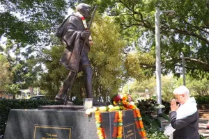 On Australia visit, Jaishankar opens new Indian consulate in Brisbane, pays homage to Mahatma Gandhi