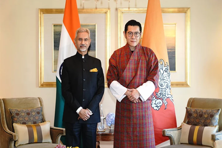 Jaishankar calls on Bhutan King Wangchuk, assures India’s full support for development goals