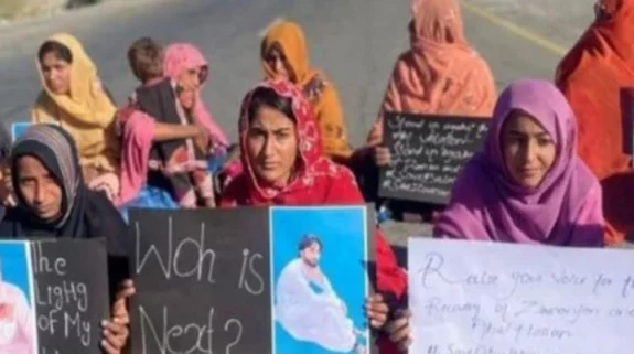 Balochistan: Families stage protest against enforced disappearances of Zaman Jan, Abul Hasan