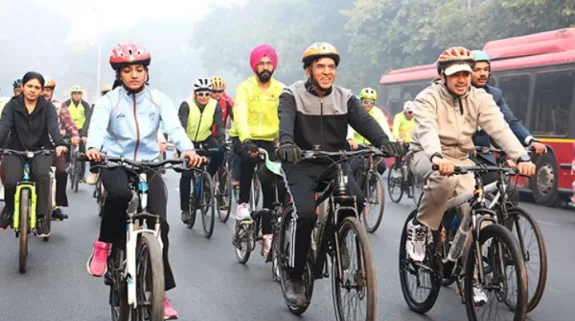 Union Minister Mansukh Mandaviya launches ‘Fit India Cycling Drive’; events held across 1000 locations in India