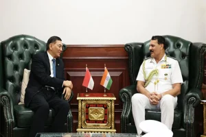 Admiral Dinesh Tripathi, Indonesia’s Defence Minister hold talks on growing defence ties