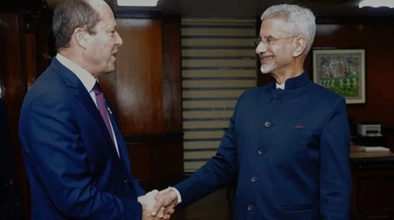 Jaishankar meets Israeli Economy Minister Nir Barkat, discuss trade, technology and investment cooperation