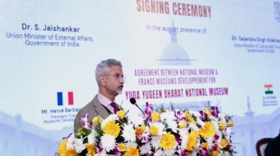 “Advancing a project of great national importance,” Jaishankar on signing ceremony between Indian and French museums