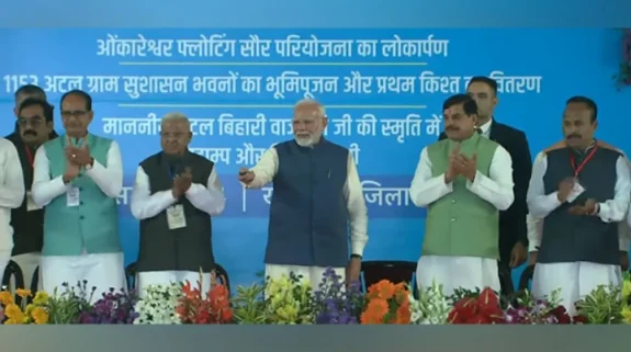 PM Modi inaugurates development projects in Khajuraho; releases stamp, coin on 100th birth anniversary of Vajpayee