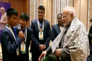 PM Modi interacts with recipients of Pradhan Mantri Rashtriya Bal Puraskar