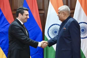 Vice President Dhankhar meets Armenian delegation, discusses strengthening bilateral ties and trade