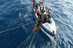 Indian Coast Guard, Pak Maritime Security Agency rescue 12 seafarers after ship sinks