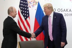 Trump says meeting being set up between him and Putin