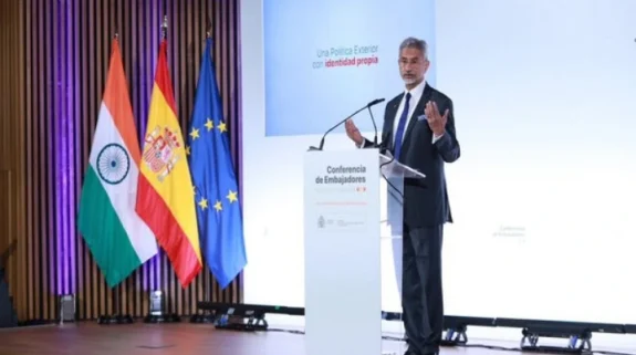 “India ties with Spain, EU stabilising factor in today’s turbulent times”: EAM Jaishankar