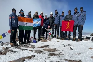 Indian, Argentine armies successfully summit Mt Aconcagua on ‘Army Day 2025’