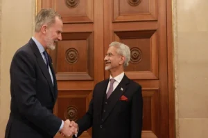 EAM Jaishankar meets King Felipe VI of Spain, conveys wishes of President Murmu, PM Modi